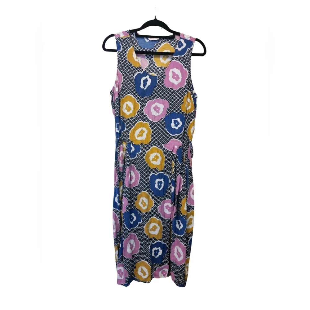 Gorman Size 12 Multicoloured dress, 100% Silk, Stretchy Elastic waist, No Sleeve - Picture 11 of 11